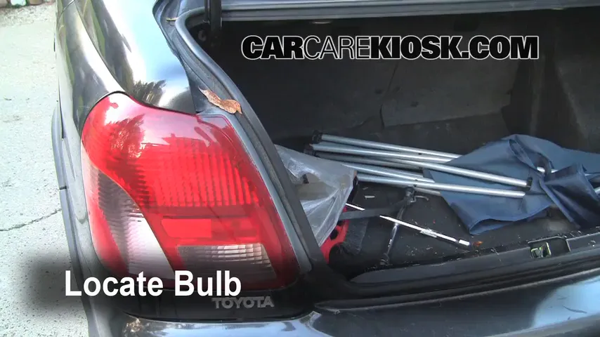 2001 Toyota Echo 1.5L 4 Cyl. (4 Door) Lights Brake Light (replace bulb)